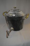 T.C. Clarke & Company Six Gallon Cast Iron Pot wit
