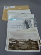Quantity of Postcards; Early 19th Century Naval Sh
