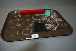 Costume Jewellery; Bangles, Bracelets and Rings