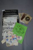 Signed Theater Programmes, Postcards and Loose Sta