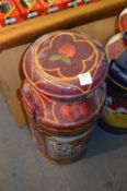 Milk Churn with Painted Decoration 