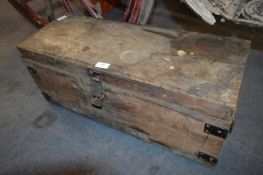 Pine Metal Bound Tool Box