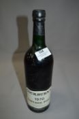 Bottle Cockburnes 1970 Vintage Port