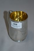 Hallmarked Silver Tankard - Sheffield 1889, Appro