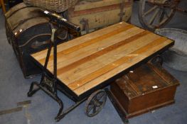 Cast Iron Platform Cart Briggs & Powell Ltd of Bev