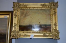 Gilt Framed Oil on Canvas - 