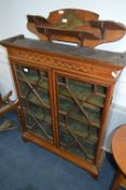Edwardian Mahogany Inlaid Bookcase