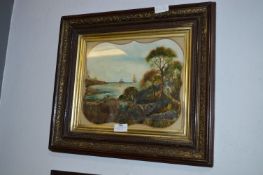 19th Century Framed Oil Painting 