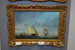Gilt Framed Oil on Board 
