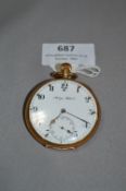 14cT Gold Pocket Watch - Michigan Watch Company