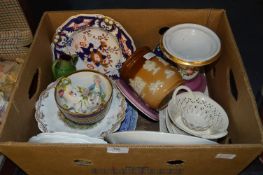 Royal Doulton Biscuit Barrel, Decorative Plates, L