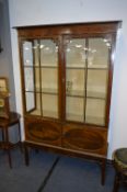 Victorian Mahogany Display Cabinet