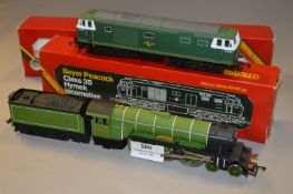 Hornby Railways Model Engine and Carriage 