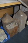Three Vintage Oil Cans - Including Rix Oil