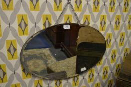 Oval Bevelled Edge Wall Mirror