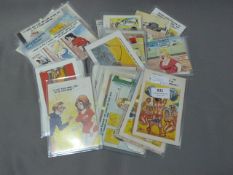 Approximately 50 Postcards; Saucy Seaside