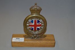 The Royal Automobile Club Car Mascot with Enameled