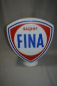 Super Fina Petrol Pump Globe