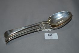 Set of Three Crested Tablespoons - Richard Crossle