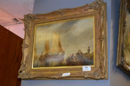 Gilt Framed Oil on Board 