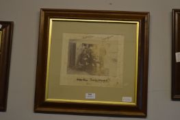 Framed Early Photograph - 1904 Naval Officers