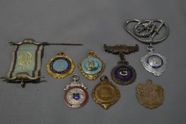 Bag of Six Assorted Pocket Watch Chain Fobs