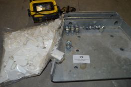 *Four Galvanized Brackets, LED Worklamp and Plasti