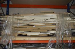 *Pallet of Cream Chipboard Kitchen Cabinet Compone