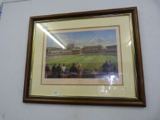 Framed Cricket Print 