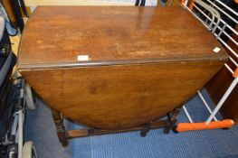 Oak Drop Leaf Gate Leg Dining Table
