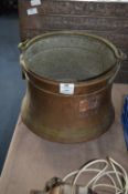 Copper and Brass Bucket