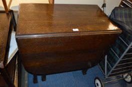 Oak Drop Leaf Gate Leg Dining Table