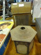Brass Oil Lantern and a Hall Lantern