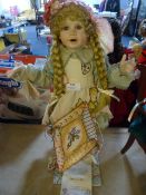 Hamilton Collection Porcelain Doll 