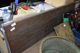 Large Embossed Plaster Wall Plaque 