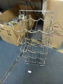 Chrome 15 Bottle Wine Rack