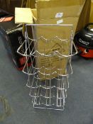 Chrome Fifteen Bottle Wine Rack
