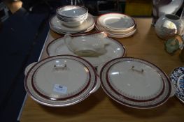 H&K Tunstall Gilt Decorated Dinnerware