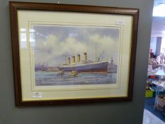 Framed Limited Edition Coloured Print by K.W. Burt