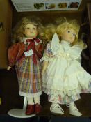 Two Porcelain Dolls