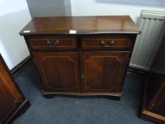 Mahogany Inlaid Side Cabinet
