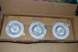 *Set of Three GU10 Eyeball Lights (White)