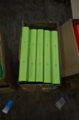 *Box Containing 10 Recycled Ring Binders (Lime)