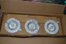 *Set of Three GU10 Eyeball Lights (White)