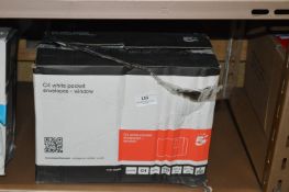 *One Box of Five Star DL White Wallet Envelopes an