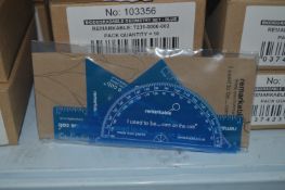 *Two Boxes of 50 Bio-Degradable Geometry Sets (Blu