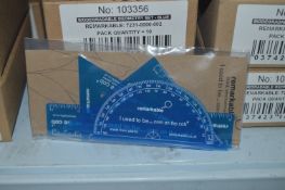 *Two Boxes of 50 Bio-Degradable Geometry Sets (Blu