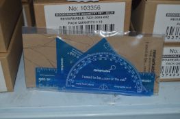 *Two Boxes of 50 Bio-Degradable Geometry Sets (Blu