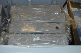 *Four Hard Plastic Grey Storage Boxes