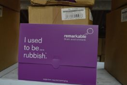 *Two Boxes Containing 10 Recycled A4 Document Wall